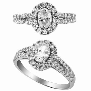 Fancy Stone Engagement Ring