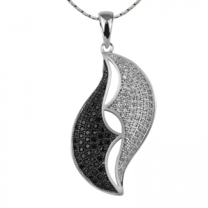 Two-Tone Plated 925 Silver Pendant
