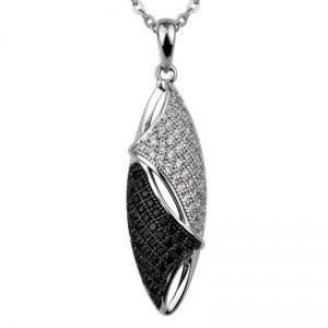 Two-Tone Plating 925 Silver Pendant